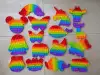 Helado arco iris burbuja diversión ocio entretenimiento descompresión Application Scenario
